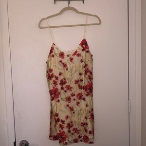 Aritzia floral mini dress never worn